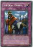 Yu-Gi-Oh Card - PSV-104 - IMPERIAL ORDER (secret rare holo) (Mint)