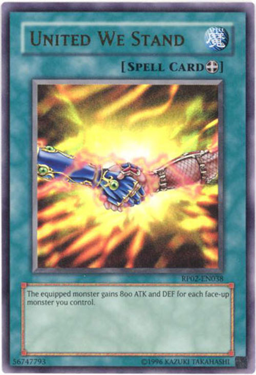 Yu Gi Oh Card Rp02 En038 United We Stand Ultra Rare Holo Mint