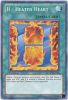 Yu-Gi-Oh Card - RYMP-EN023 - H - HEATED HEART (secret rare holo) (Mint)