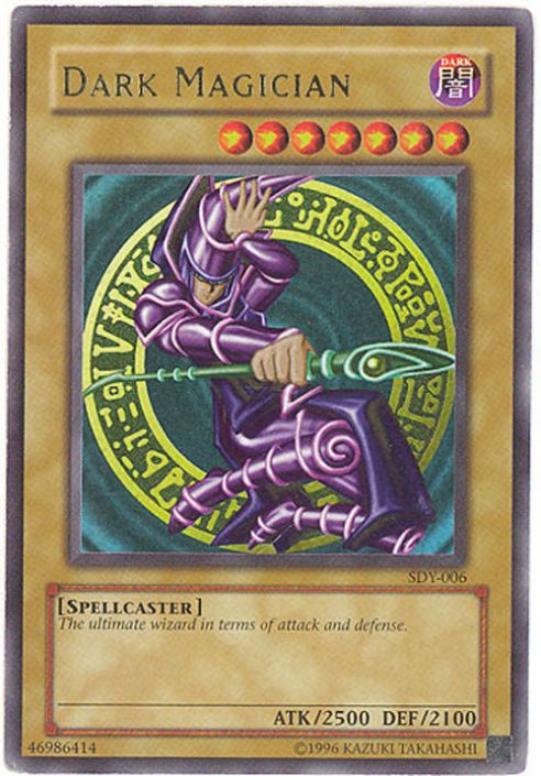 Yu-Gi-Oh Card - SDY-006 - DARK MAGICIAN (ultra rare holo) (Mint