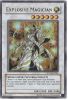 Yu-Gi-Oh Card - SOVR-EN044 - EXPLOSIVE MAGICIAN (ultra rare holo) (Mint)