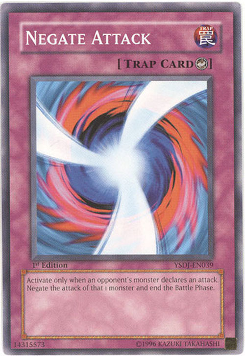 Yu-Gi-Oh Card - YSDJ-EN039 - NEGATE ATTACK (common) (Mint ...